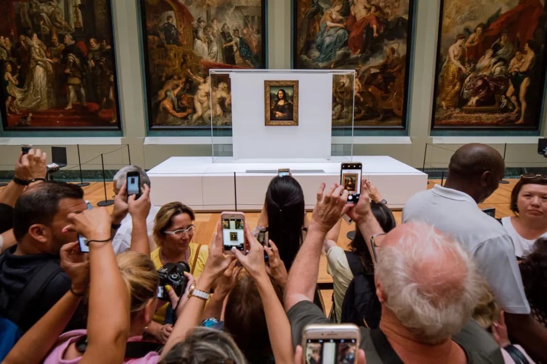 Bilhetes para a Mona Lisa no Louvre e guia de visita ao museu de Paris